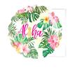 Hawaii Flamingo Summer Party Paper Tableware Set: Plates, Cups, Napkins, Tablecloth, Cutlery