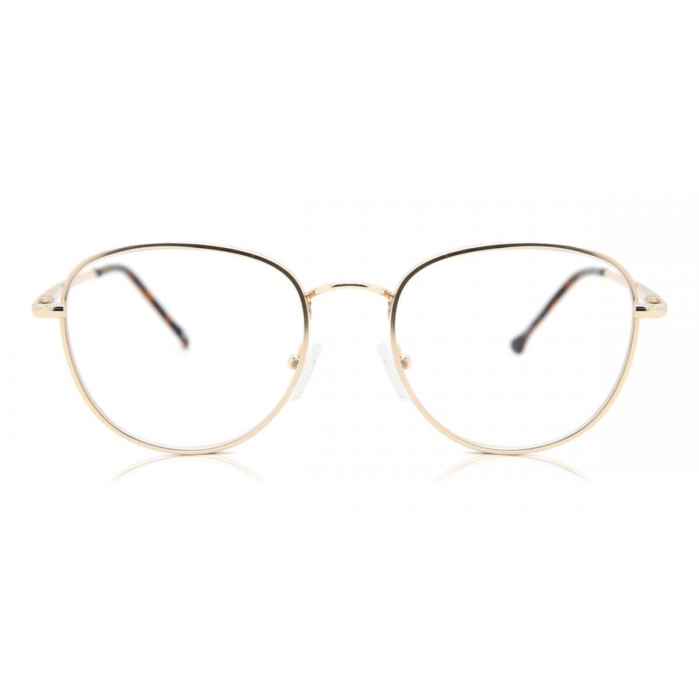 

Полная оправа овальная золотая Smartbuy коллекция Lumpart 918b модные женские очки Gold/52