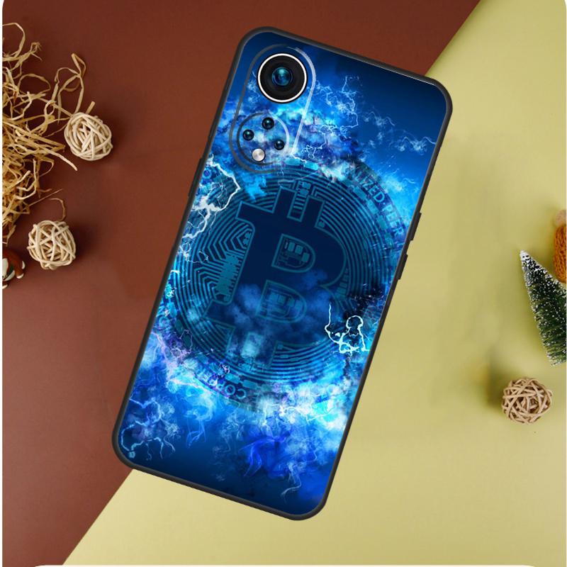 Bitcoin BTC Case For Honor Magic 7 5 6 Pro Honor 200 Pro 50 70 90 Lite X9b X9a X8b X8a X8 X9 X9c Cover