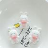 10Pcs New Cute Resin Bee Rabbit Monkey Little Bear Series Flat Back Fit Phone Deco Parts Embellishments For Hair Bows Accessorie