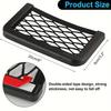 1pcsCar Organizer Storage Bag Auto Paste Net Pocket Phone Holder Car Accessories 20*8CM 8*15CM Universal