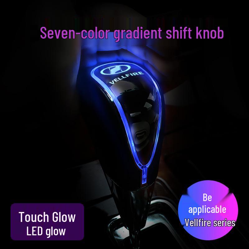 Luminous LED Gear Shift Knob for Vellfire Automatic Transmission Modification