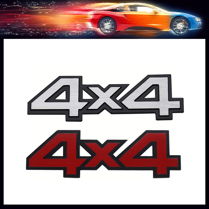 3D Car Styling 4X4 Four-Wheel Drive Car Hood Fender Trunk Rear Bonnet Nameplate Decal Emblem Badge Sticker for SUV Off Road