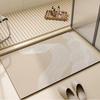Bathroom Floor Mat, Bathroom Diatomaceous Earth Absorbent Mat, Bathroom Entrance Carpet, Non Slip Foot Mat,Water Absorbing Rug
