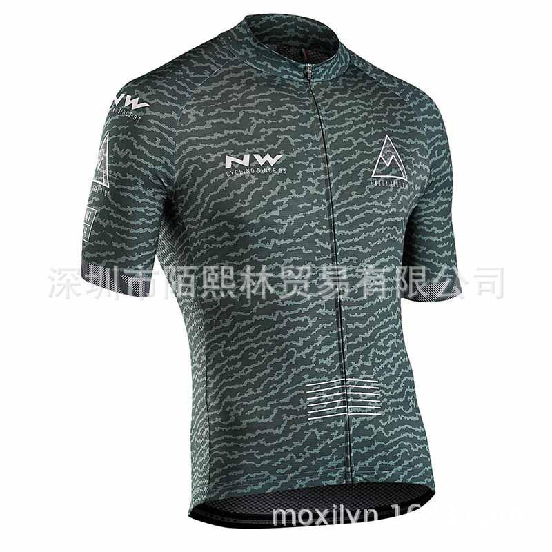 Men Women Cycling Jersey Short Sleeve Breathable Quick Dry Bike Shirt Outdoor Sportwear
