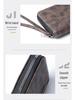 Men's Leather Long Zip Wallet: Multifunctional Card Holder & Large Capacity Clutch with Multi-Card Slots.