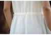 2025 Autumn/Winter Women's Cotton & Linen Ramie Tie-Up Sleeveless Dress - Long Artistic Skirt for Home & Travel