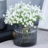 White Babys Breath Flowers Artificial White Fake Flowers Gypsophila DIY Floral Bouquets Arrangement Wedding Home Decor