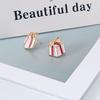 8 Styles of Stylish Women's Alloy Christmas Tree Earrings Christmas Gift Earrings.