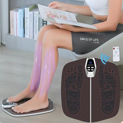 Ems Acupoints Stimulator Massage Foot Mat with Remote Control Improve Blood Circulation Relief Pain Relax Feet Health Care