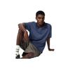 Uniqlo X JW Anderson Collaboration SS25 Striped Design Logo Embroidered Short Sleeve Polo Shirt Unisex Polo Shirts Blue 477678-67