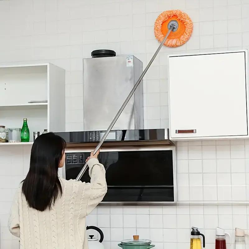 1 Ceiling Mop, Dust Removal Mop, Suitable for Ceilings, Fans and Air Conditioning, Wall Mop, Wet Dry Dual-use Mop, Floor Tile Gl