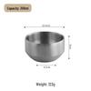 ZISIZ Double-Layer Stainless Steel Multipurpose Bowl