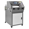 Elektrischer Papierabschneider, Programmierbare Metall-Papierabschneidemaschine, 457 mm Schnittbreite, 58 mm Schnittstärke, Elektrischer hydraulischer Guillotinen-Trimmer
