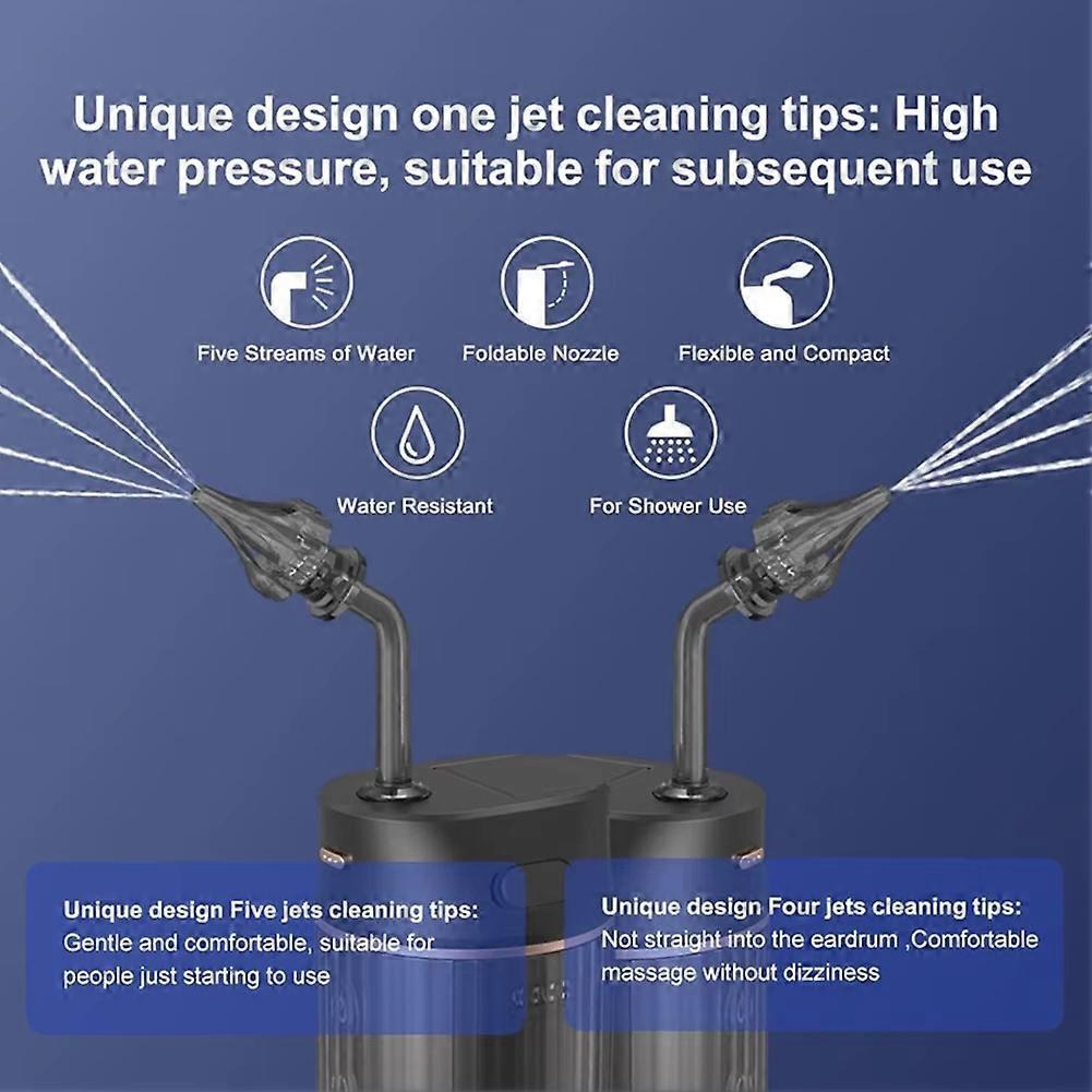 Wiederaufladbarer Ohrreiniger Wasserwäscher Ohrreinigung Spülung für Erwachsene Kind