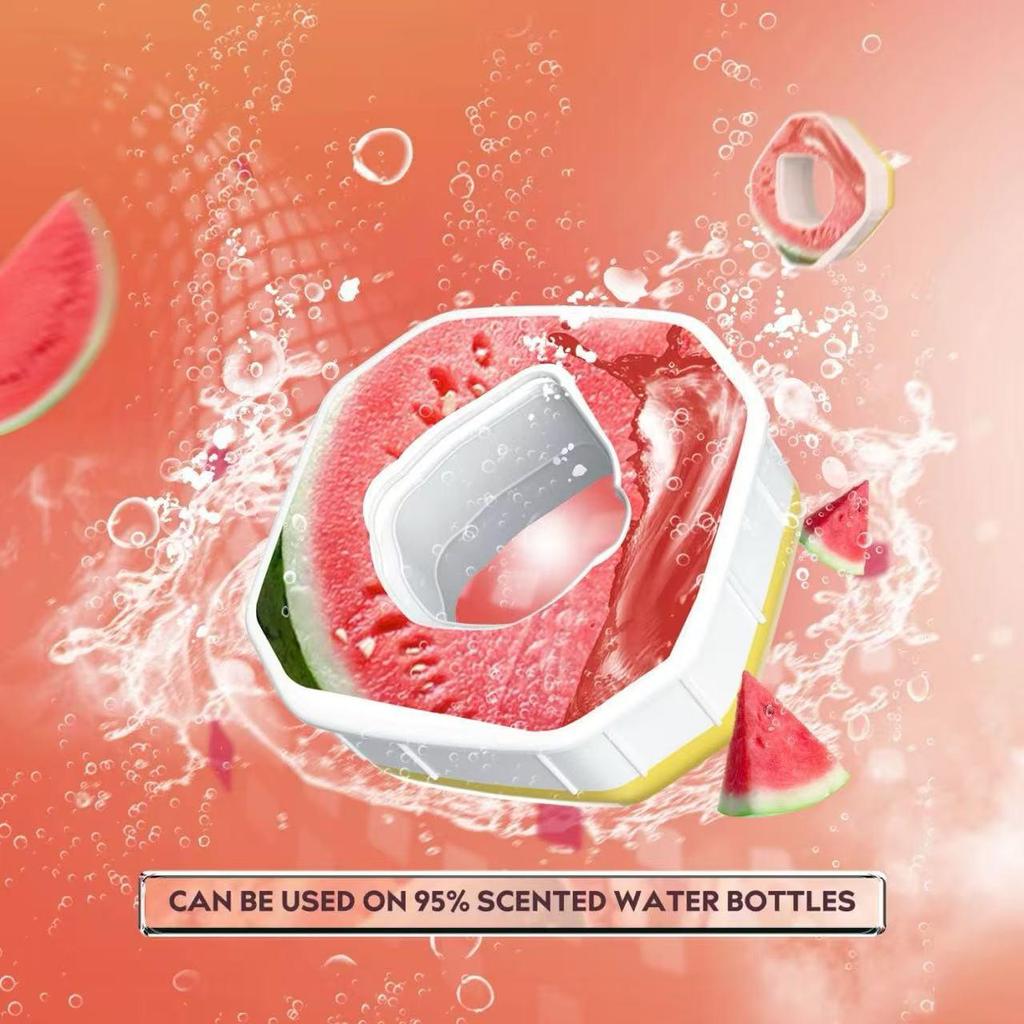 Square Scented Water Cup with Zero Sugar & Calories – Extract Scent Ring for Fun, Flavorful Drinking.