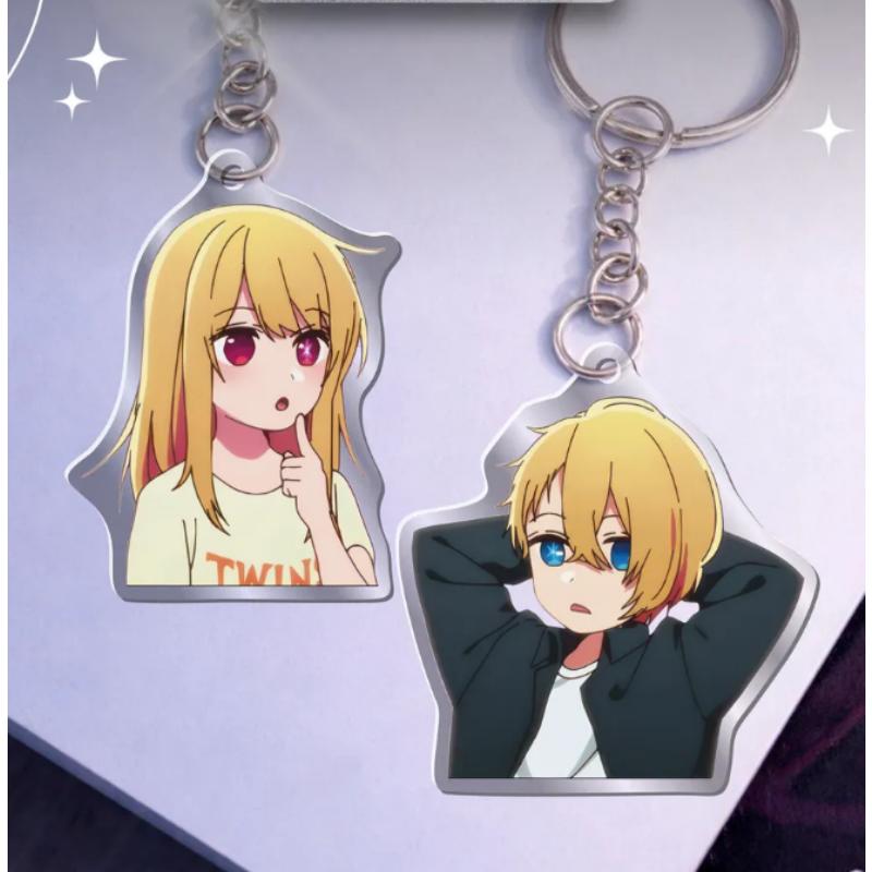

Anime Cartoons Acrylic Key Buckle for Oshi No Ko Akane Kurokawa Kana Arima Ruby Aqua Ai Hoshino Decoration Pendant Birthday Gift