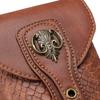Damen Steampunk MINI Handtasche, Damen Single-Shoulder Crossbody Bag, Motorrad Handy Tasche mit Schlangenmuster