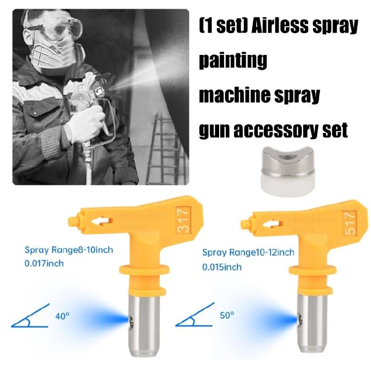Premium Airless Sprayer Components Set with Nozzles Seat Filter Heat Resistant Metal Plastic Painting Tool Part