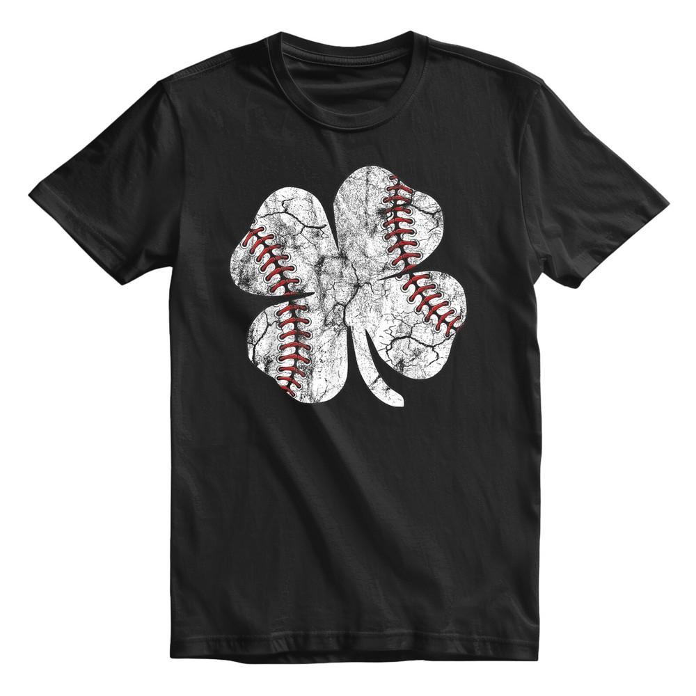 

Shamrock Baseball Funny St Patrick s Day T-shirt For Men and Women Shirt Top 4XL