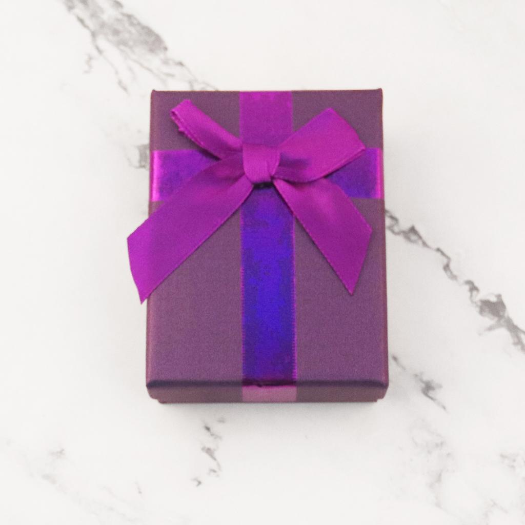 12 יחידות סט תכשיטים מקרטון קופסת מתנה עם פפיון טבעת שרשרת צמידים עגיל קופסאות אריזה למתנה עם ספוג בפנים מלבן