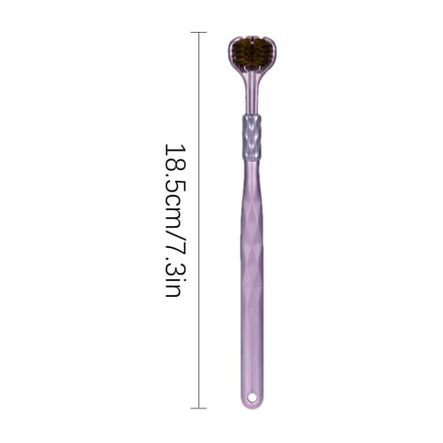 S-DEAL Triple-Bristled Toothbrush for Adults | Soft Bristle Toothbrush - Multi-Sided Toothbrush for Adults and Kids, Wrap-Around Design, Complete Gum