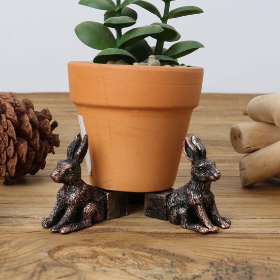 3Pcs Plant Pot Support Decorative Garden Animal Theme Plants Flower Pot Feet Synthetic Resin Pot Elevators