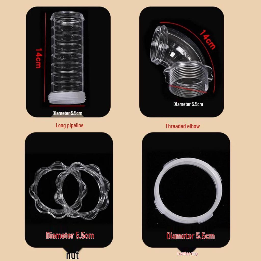 Hamster Cage External Tunnel Toy Pipe Accessories for Golden Hamsters