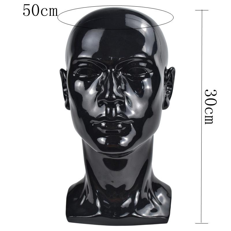 Displaying Head Professional Mannequin Model PVC Male Mannequin for Wigs Hair Making Mannequin Glasses Hat Display Model