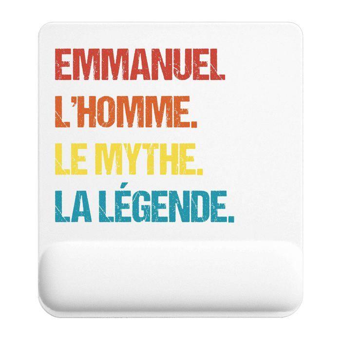 Tapis de souris - PLANETEE - Emmanuel Mythe Légende Vintage - 22x18 cm - Surface lisse antidérapante - Impression HD