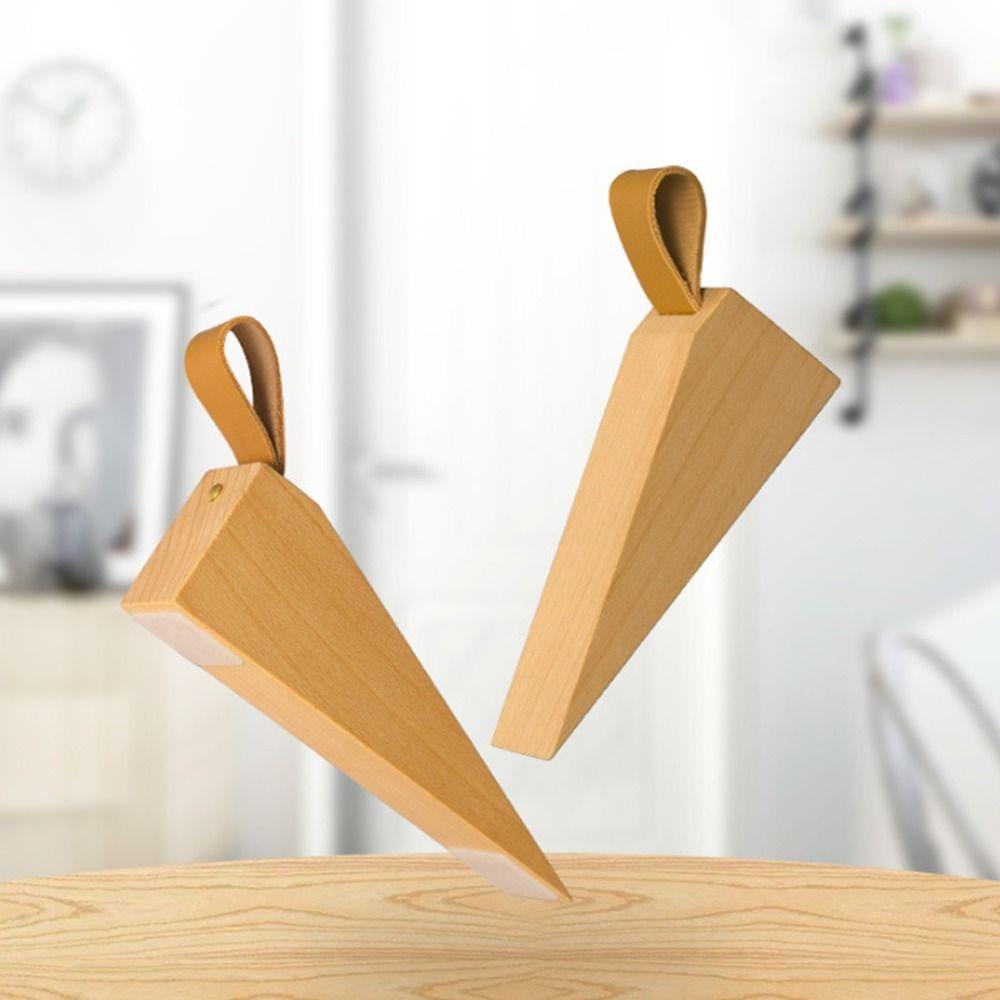 Decor Kitchen Home For Store Dorm Non-Slip Stoper Triangular Wedges Door Stopper Wall Protector