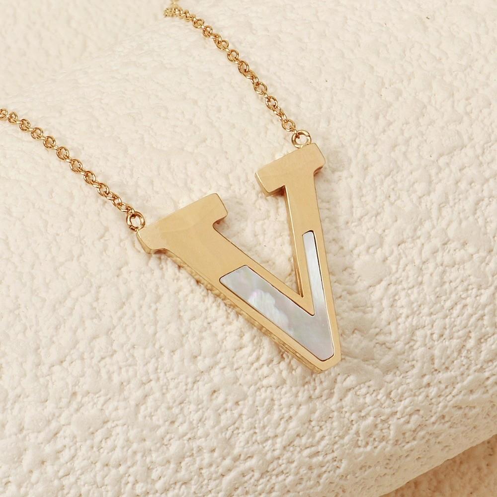 English Letter English Letter Necklace Combination Name Couple Clavicle Chain  Unisex