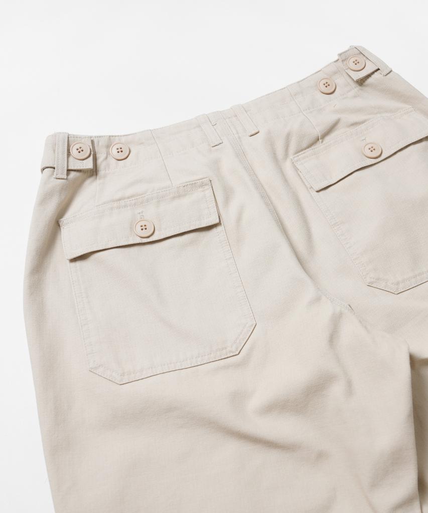 FRIZMWORKS Jungle Cloth Fatigue Pants _ Cream