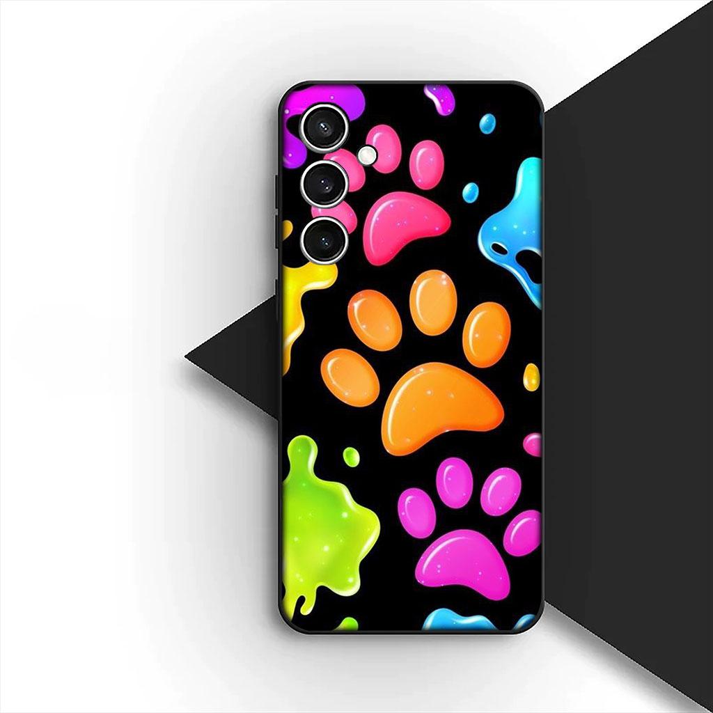 Phone Cover for Motorola Moto G55 G45 G75 G85 G13 Edge 50 30 Fusion 40 NEO Ultra Pro Soft Case Cat Cute Dog Paw Wallpaper
