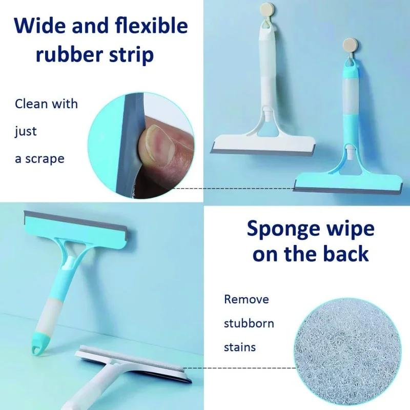 Multi-Purpose Glass Cleaning Bathroom Mirror Cleaner Car Glass Shower Clean Tools Wiper Scraper Household Cleaning Accessories