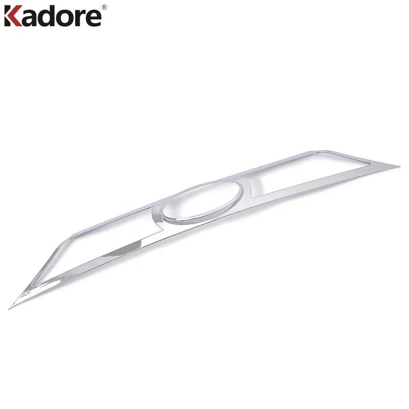 Rear Trunk Lid Cover Trim For Ford Edge 2015 2016 2017 Chrome Car Tailgate Molding Garnish Strip Exterior Accessories