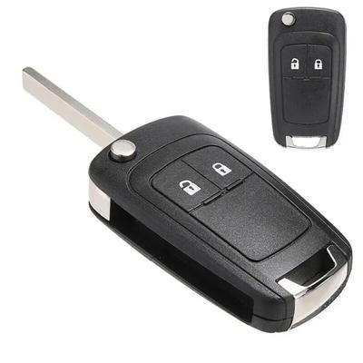 2tlačítkový obal klíče pro Chevrolet pro Cruze 10-13 pro Orlando pro Volt pro Sonic pro Malibu chránič klíče auto černé klíče fob