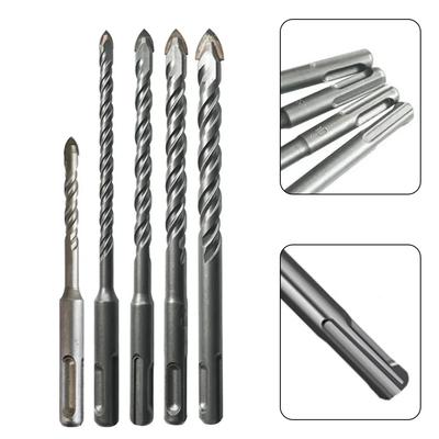 5pcs Tile Porcelain Drill Bit For SDS Carbide Drill Drilling For Ceramic Stone Carbide Drill Tile Porcelain Triangula Drill Bit
