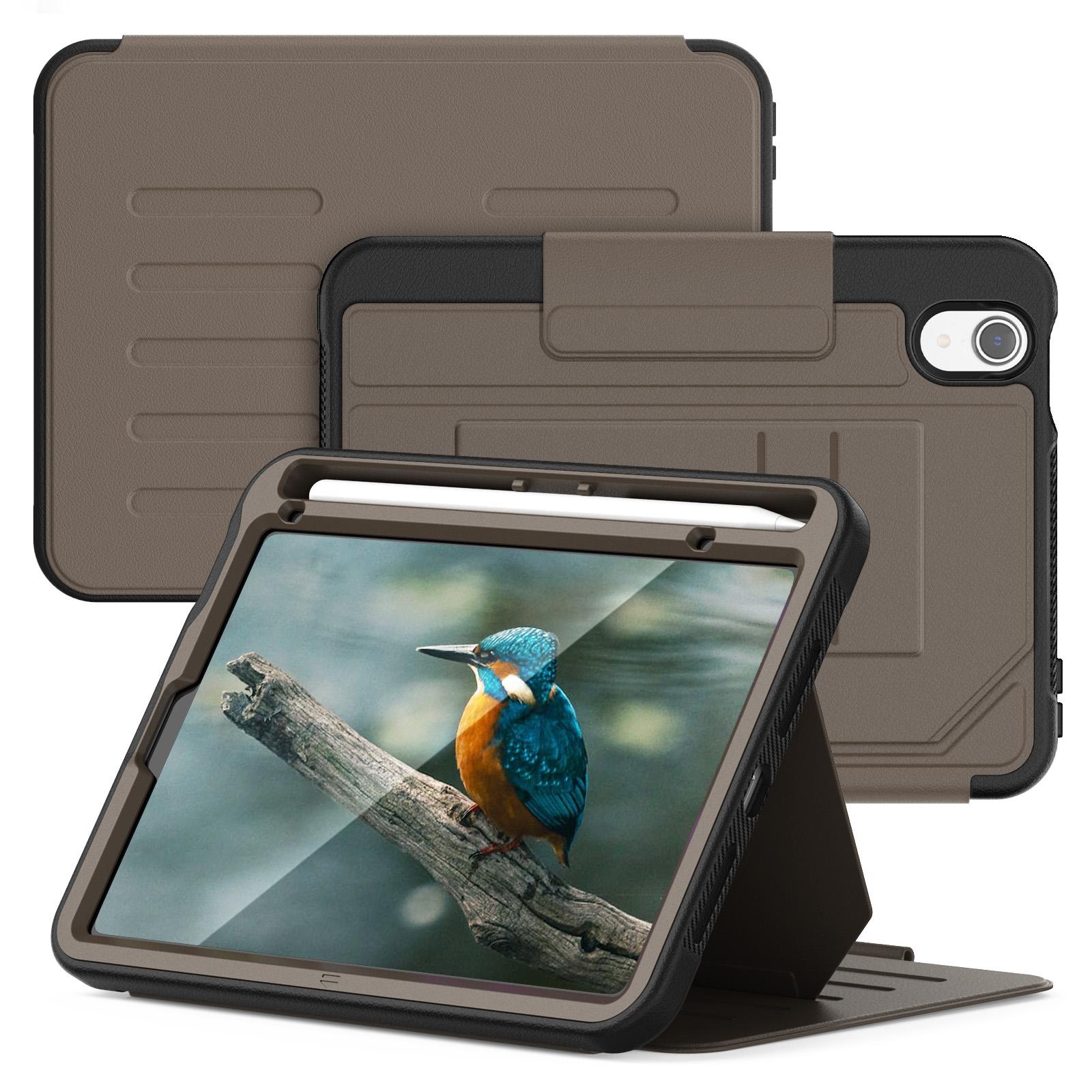 

Magnetic Case Universal For iPad Mini 7 A17 Pro 2024 iPad Mini 6 2021 8.3 inch Multi-angles Stand Cover Luxury PU Leather Shell iPad Mini 6 2021