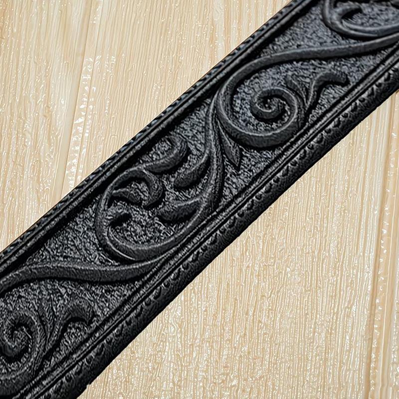 230cm 3D geprägte Schaumstoff Wanddekoration Selbstklebende Rückwandleiste, Dekorative Tapetenbordüre, Sockelleiste Hausdekoration
