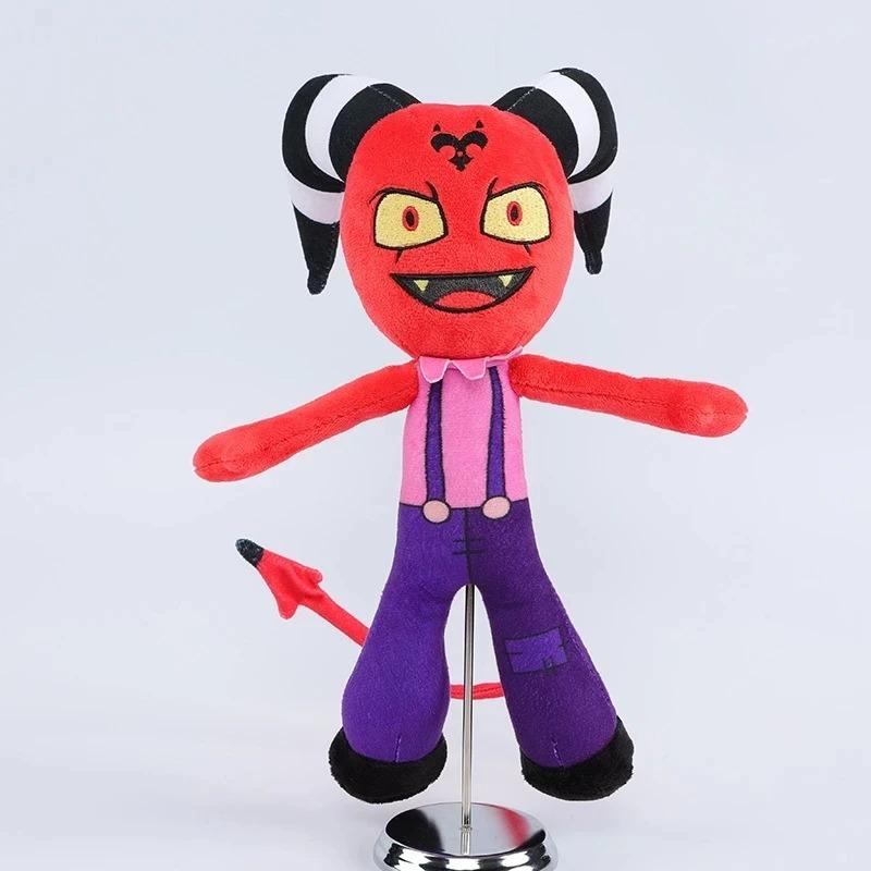 30CM Blitzo's Teddy Plush Toy Helluva Boss Plush Animal Toys Cartoon Stuffed Soft Toy Christmas Birthday Gift for Children