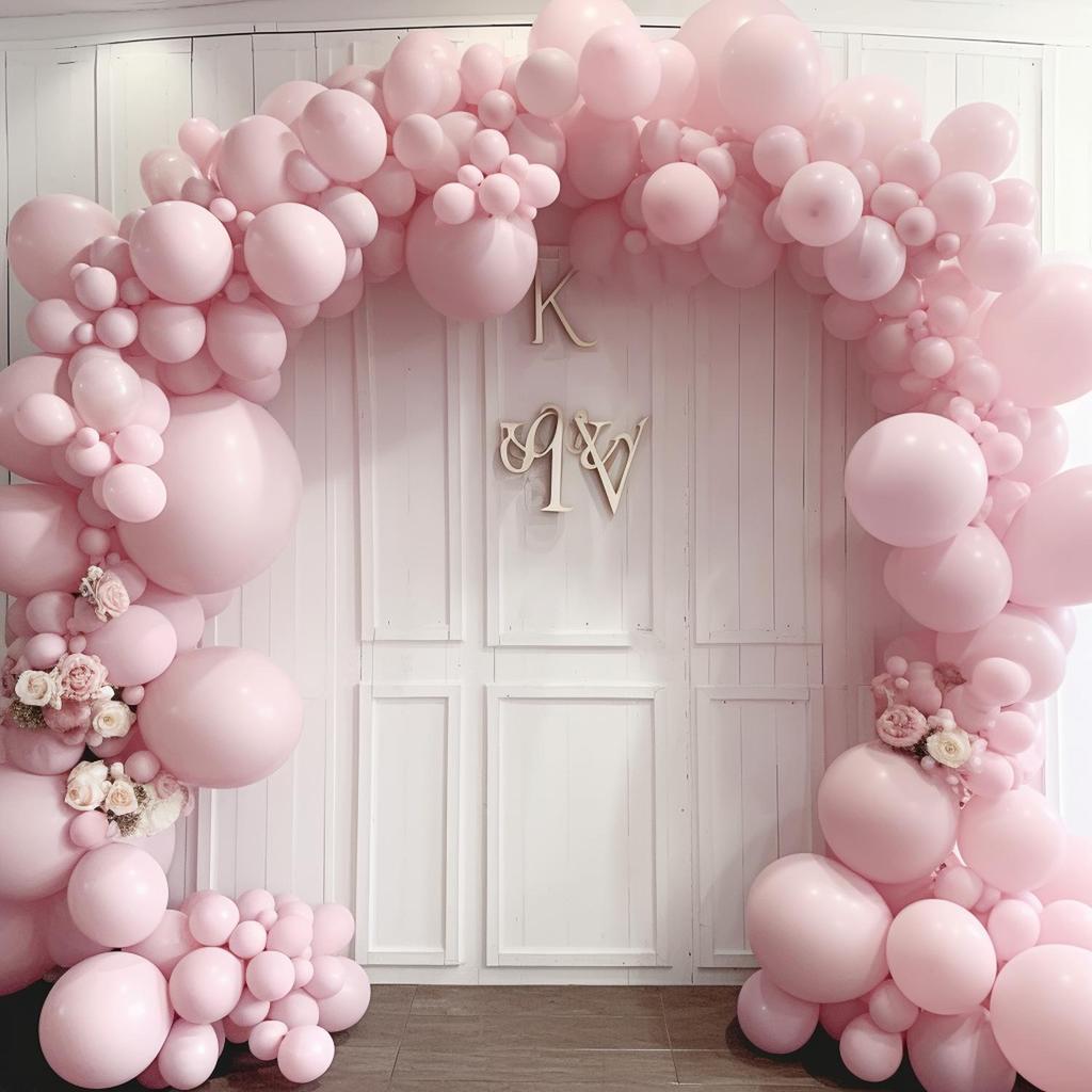 10pcs Set 12inche Pink Latex Latex Party Balloons For Birthday Party Party Balloons Birthday Balloons Latex Balloon