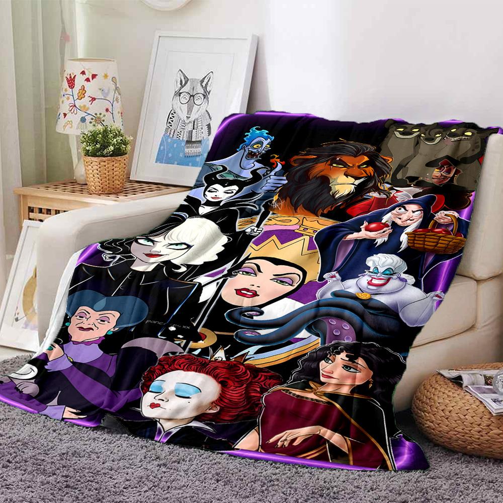 1pc Villains3 Blanket, Gift, for Men and Women, Soft Blanket, Good for Sofa Bed Couch Travel, Lightweight Flannel Blanket