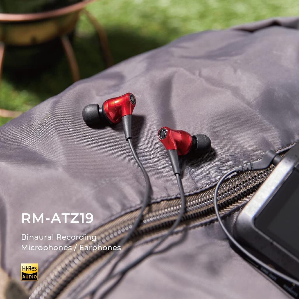 RADIUS RADIUS Binaural Recording Binaural Microphone Earphone Binaural Recording ASMR Streaming Live Distribution Windscreen Included Recording