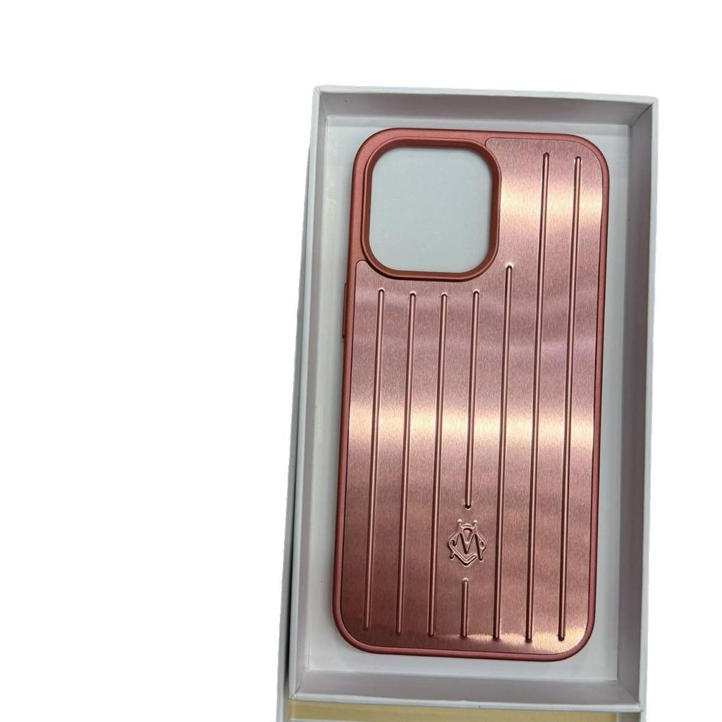 RIMOWA Authentische Koffer-Stil Handyhülle für iPhone 17 Pro Max/16 Pro Max/15/14