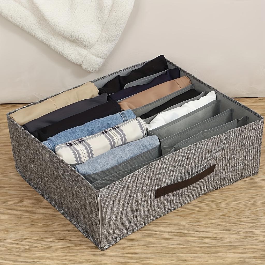 1 Stück-Hosen- und Jeans-Organizer, Kleiderorganizer im Schrank, Schrankorganizer-Schublade Unterwäsche Socken T-Shirt Schrankorganizer