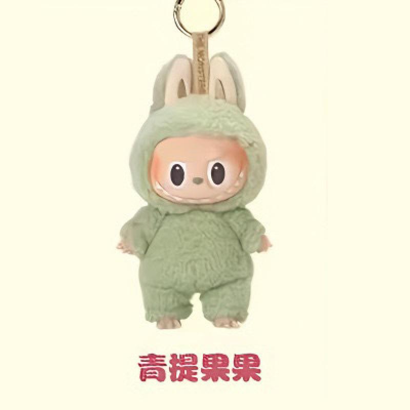 Kawaii Anime Figure Labubu1.0  Monster Vinyl Blind Box Series Heartbeat Macaron Doll Keychain Kids Gift Birthday Holiday Ornament Toy