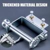 Universal Truck Rope Clamp Tie-Down Tool, Heavy-Duty Steel Cargo Securing Fastener, No-Weld Installation Rope Tightener for Pickup Trucks Trailers