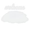 2Pcs Welcome Molds DIY Epoxy Cloud Doorplate Hanging Projects Silicone Resin Door Wall Decor