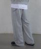 Iesn Pintuck Wide Carpenter Pants Gray